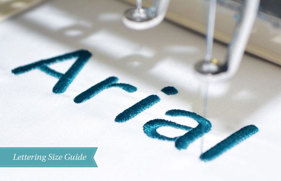 Lettering Size Guide