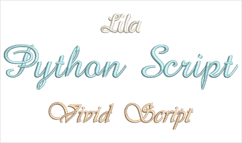 Font Pack #10 – Script #2