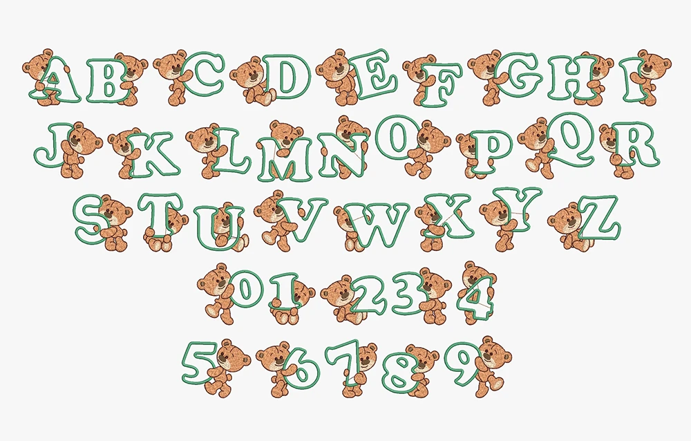KDC #4 - Teddy Bear Appliqué